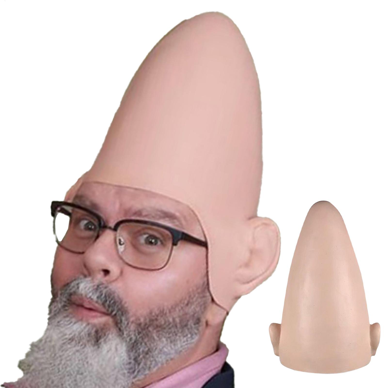 halloween Alien Cone Bald Head - Party Hat Cone ulasan dan harga
