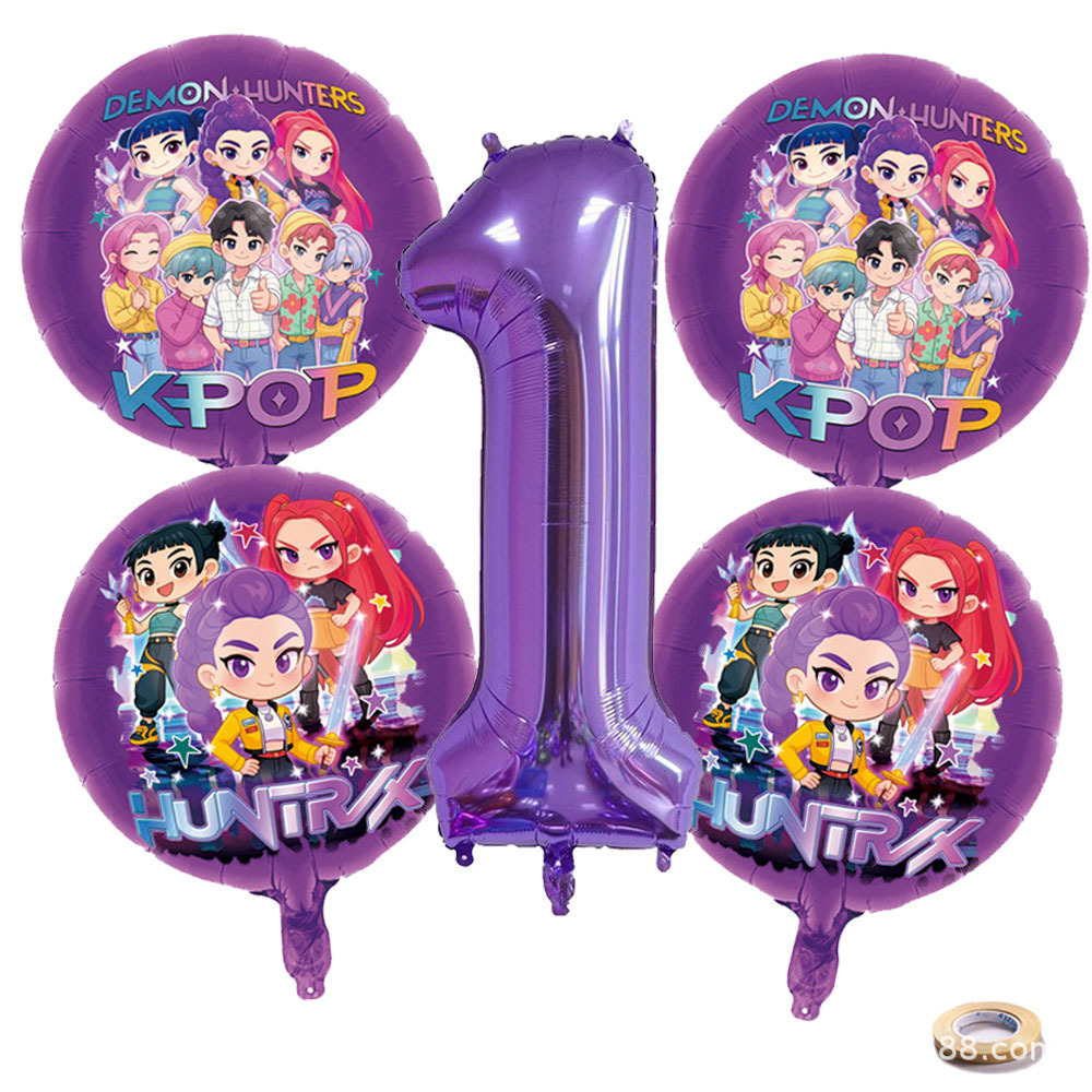 K P Foil Balloon Set Girl Grou - Event Party ulasan dan harga