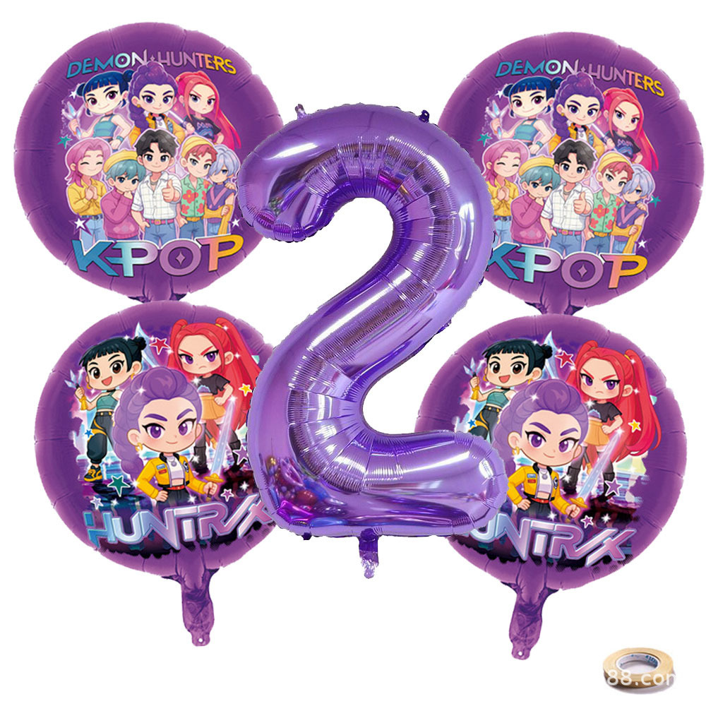 K P Foil Balloon Set Girl Grou - Event Party ulasan dan harga