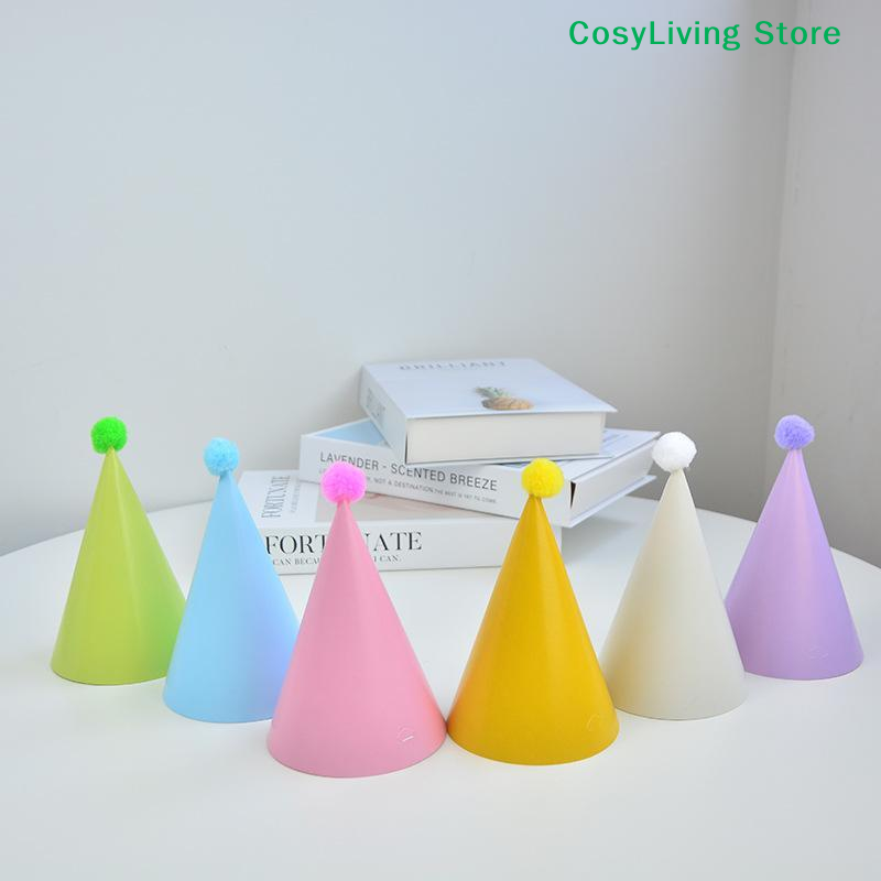 [CL]5/6/9/12Pcs Cone Birthday  - Party Hat Cone ulasan dan harga