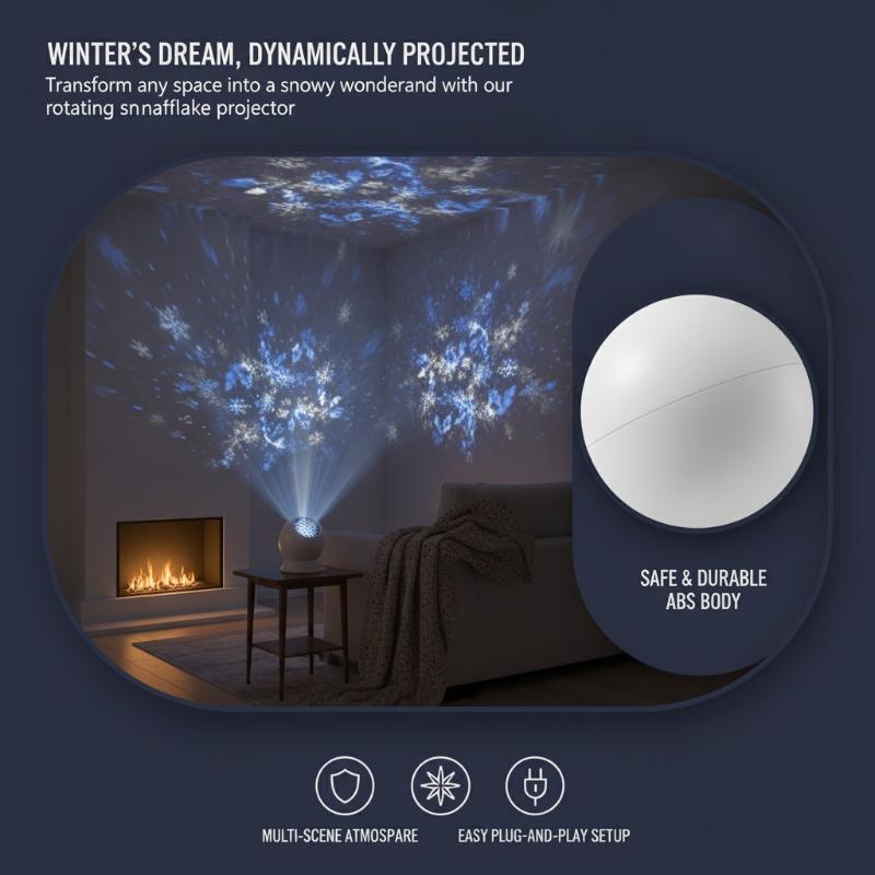 Christmas Snowflake LED Projec - Event & Party Supply Photos ulasan dan harga